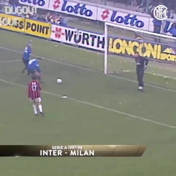 巔峰歲月！大羅藍黑生涯中的米蘭德比進球